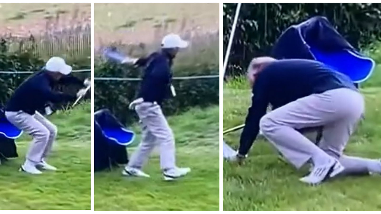ATCH: Marshal takes hilarious tumble at Open de France on DP World Tour
